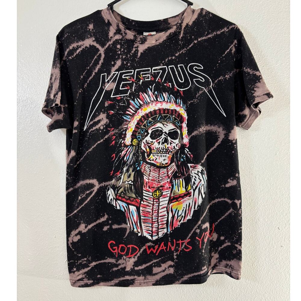 ALSTYLE APPAREL & ACTIVEWEAR AALSTYLE Yeezus Graphic Print T-Shirt Size S